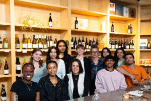 Downtown Easton; The Founder's Table; Alumni; Allison Williams '03; Wide Shot; Smiling